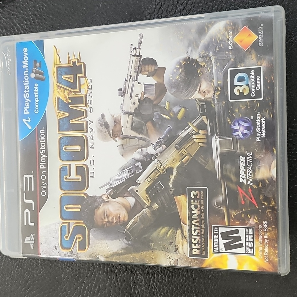 Sony SOCOM 4: U.S. Navy SEALs for PS3 - Black and Gold